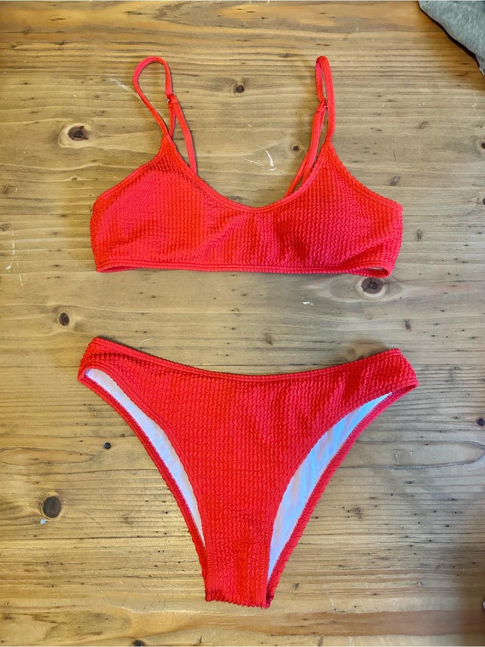 Women’s Orange Red Bathing Suit
